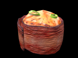 Scallop Bacon 3D Model