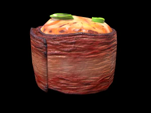 Scallop Bacon 3D Model