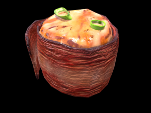 Scallop Bacon Model 3D