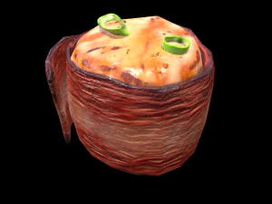Scallop Bacon 3D Model