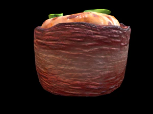 Scallop Bacon 3D Model