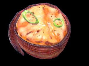 Scallop Bacon 3D Model