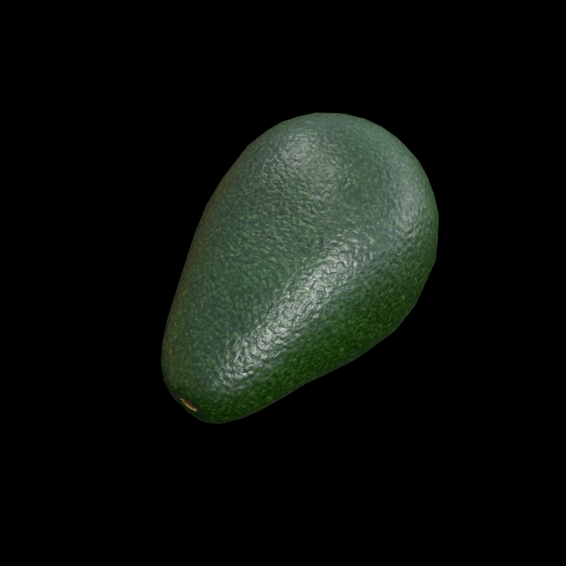 Avocado Modello 3D .c4d .max .obj .3ds .fbx .stl .blend 