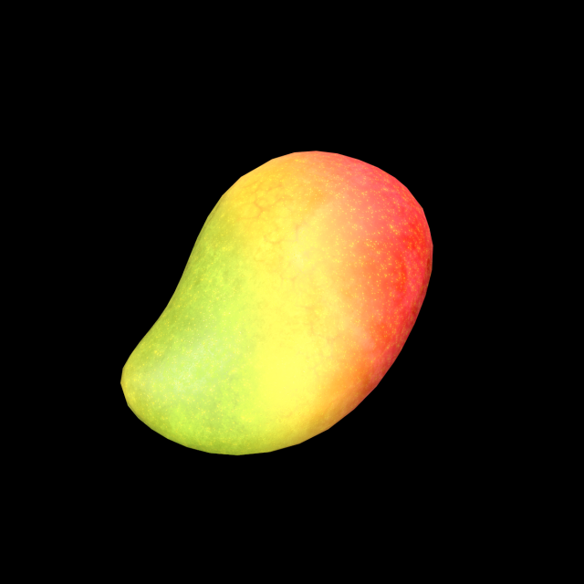 Mango 3D Model .c4d .max .obj .3ds .fbx .stl .blend 