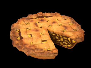 PeachPie Chart Modello 3D