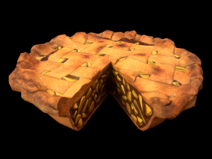 PeachPie Chart 3D Model