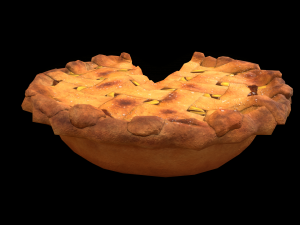 PeachPie Chart 3D Model