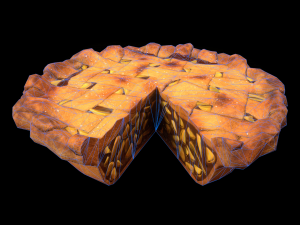 PeachPie Chart 3D Model