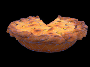 PeachPie Chart 3D Model