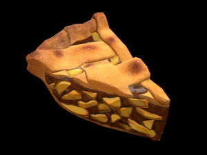 PiePeach Piece 3D Model