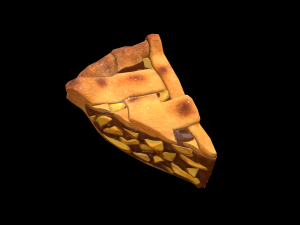 PiePeach Piece Modello 3D