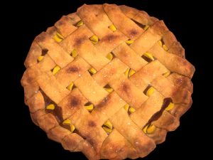 Peach Pie 3D Model