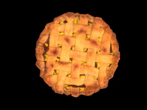 Peach Pie 3D Model