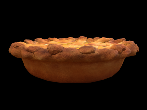Peach Pie Model 3D