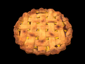 Peach Pie 3D Model