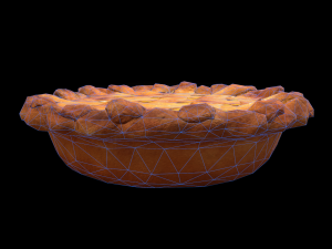 Peach Pie Model 3D
