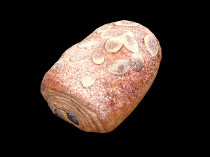 Almond Chocolatine Modello 3D