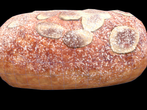 Almond Chocolatine Modello 3D