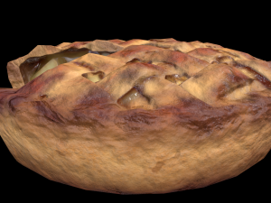 Apple Pie Chart 3Dモデル
