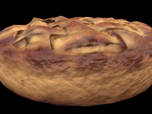 Apple Pie Chart 3Dモデル