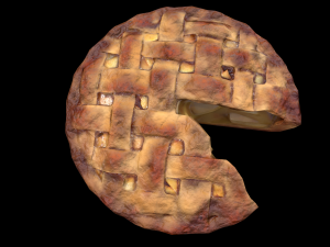 Apple Pie Chart 3Dモデル