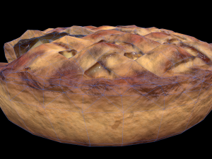 Apple Pie Chart 3Dモデル