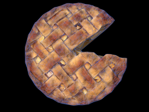 Apple Pie Chart 3Dモデル
