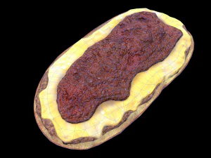 BeanPasteMollete 3D Model