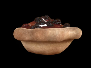 Kawałek Czarnej Trawy Model 3D