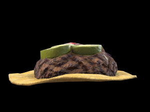 BlackBeanTostada Modello 3D