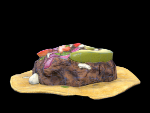BlackBeanTostada Modello 3D