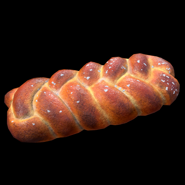 BraidedBread 3D-Modell .c4d .max .obj .3ds .fbx .stl .blend 