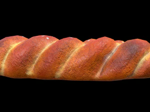 Pane Intrecciato Modello 3D