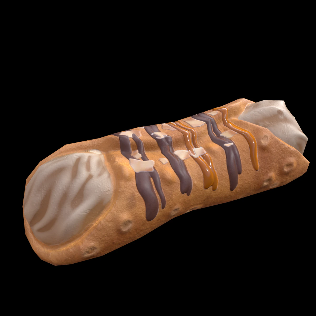 CannolisCaramel 3D Model .c4d .max .obj .3ds .fbx .stl .blend 