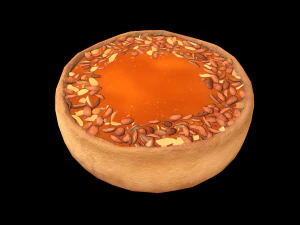 Kaastaart Karamel 3D Model