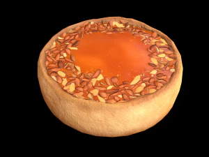 Kaastaart Karamel 3D Model