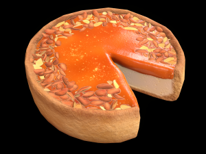 CheesecakeCaramelChart 3D Модель