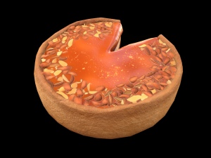 CheesecakeCaramelChart 3D Model