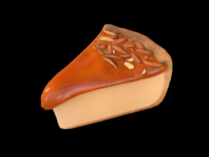 CheesecakeCaramelPiece 3D Модель