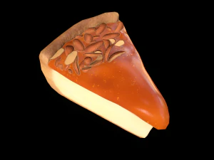 CheesecakeCaramelPiece 3D Model