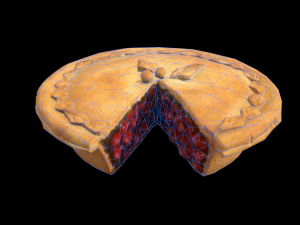 CherryPieChart Modello 3D