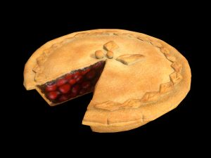 CherryPieChart Modello 3D