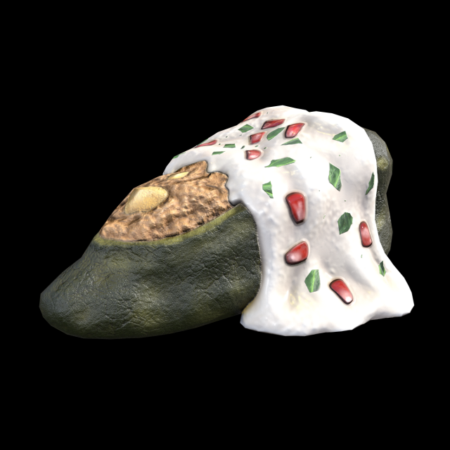 ChilesEnNogada 3D Model .c4d .max .obj .3ds .fbx .stl .blend 
