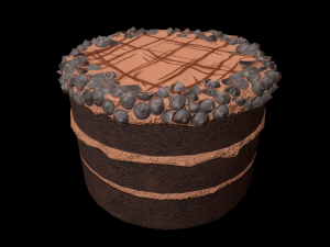 ChocolateGateau 3D Model