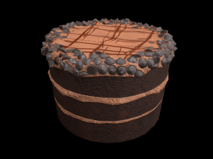 ChocolateGateau 3D Model