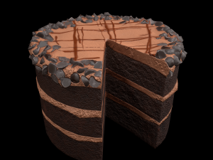 ChocolateGateauChart 3D Model