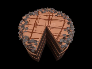 चॉकलेटगेटौचार्ट 3D मॉडल