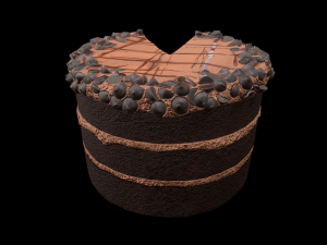 ChocolateGateauChart 3D Model
