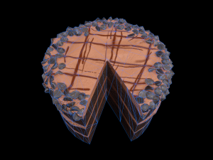 ChocolateGateauChart 3D Model