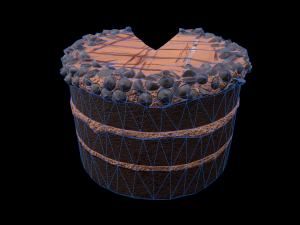 ChocolateGateauChart 3D Model